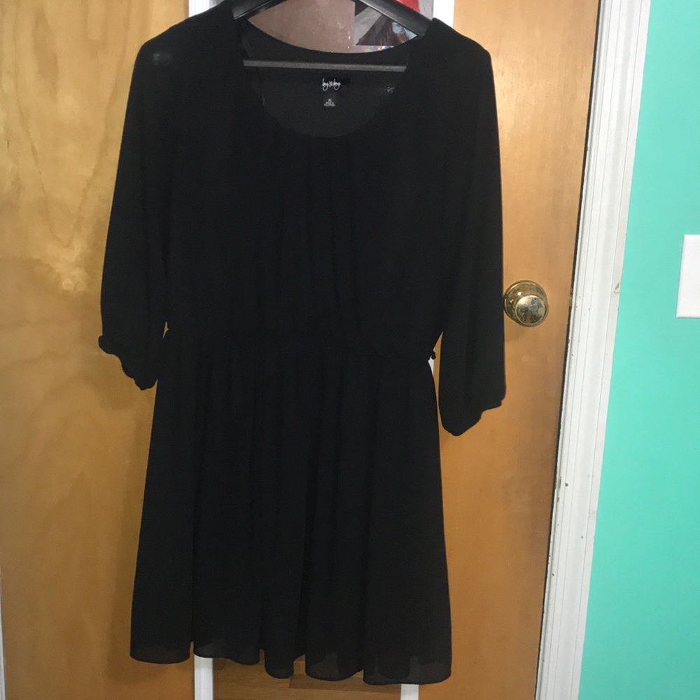 black dress